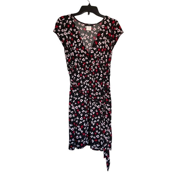 B.darlin Dresses & Skirts - B Darlin Red and Black Flower Print Dress Size 13/14